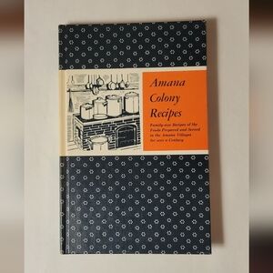 Amiana Colony Recipes Cookbook - Black and Orange
